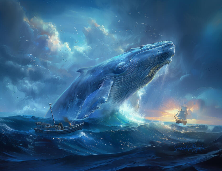 Majestic Blue Whale